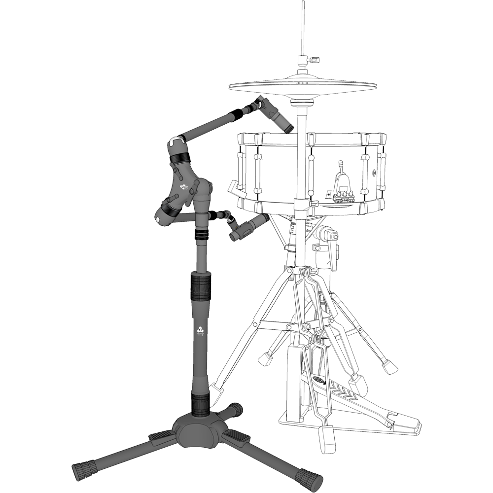 Drum miking simplified by TriadOrbit